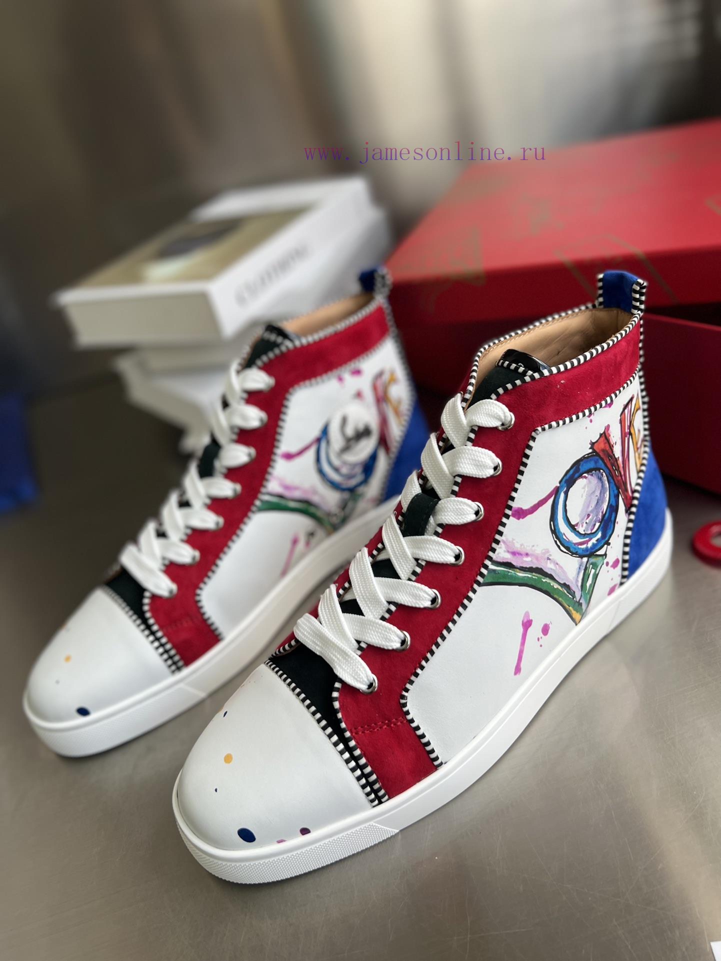 ╔ High Top Printed Love Light Version ╗️Top Level Customized Version𝑪𝒉𝒓𝒊𝒔𝒕𝒊𝒂𝒏 𝑳𝒐𝒖𝒃𝒐𝒖𝒕𝒊𝒏Whether xroqanj1 - Image 3