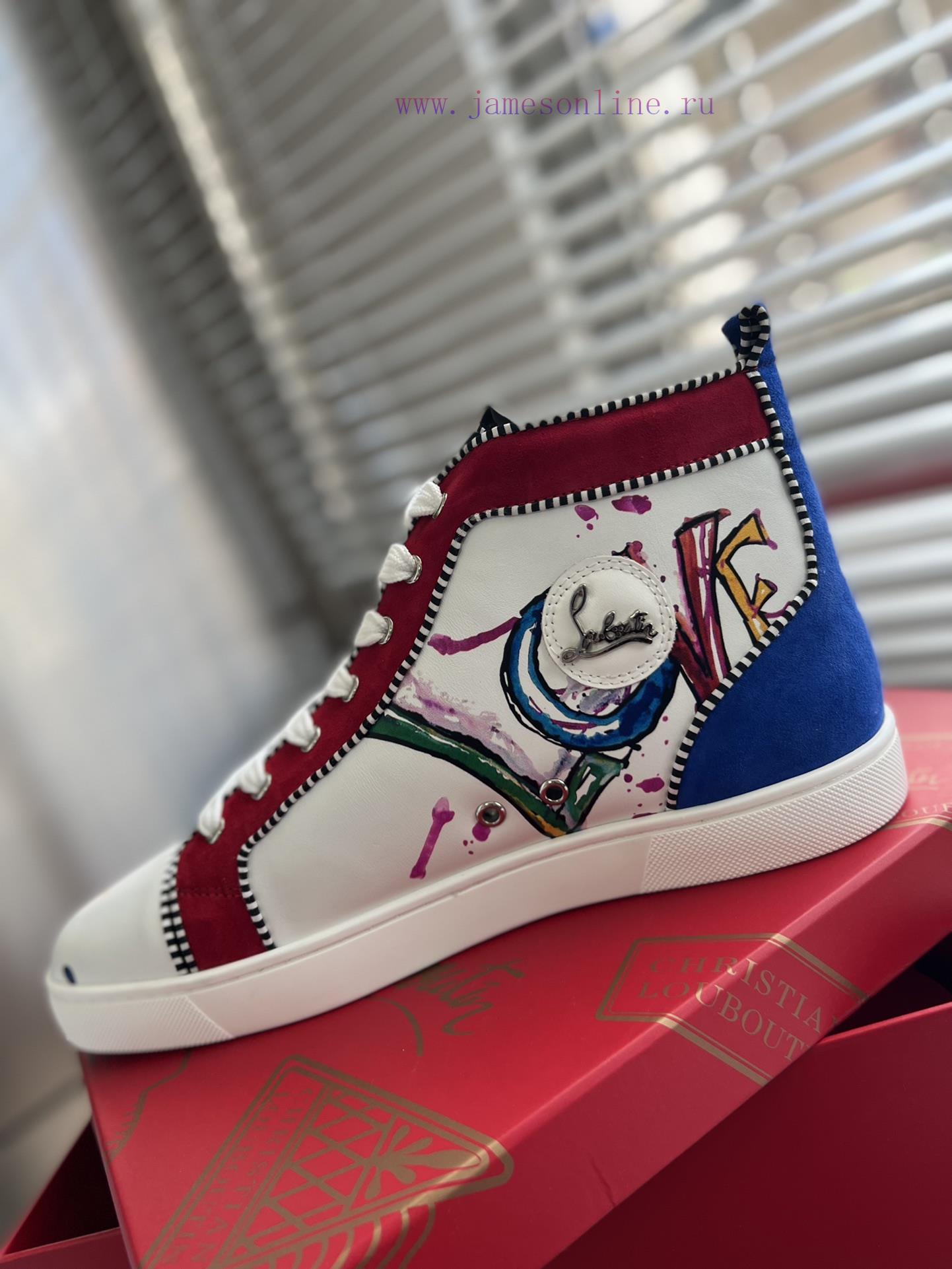 ╔ High Top Printed Love Light Version ╗️Top Level Customized Version𝑪𝒉𝒓𝒊𝒔𝒕𝒊𝒂𝒏 𝑳𝒐𝒖𝒃𝒐𝒖𝒕𝒊𝒏Whether xroqanj1 - Image 5