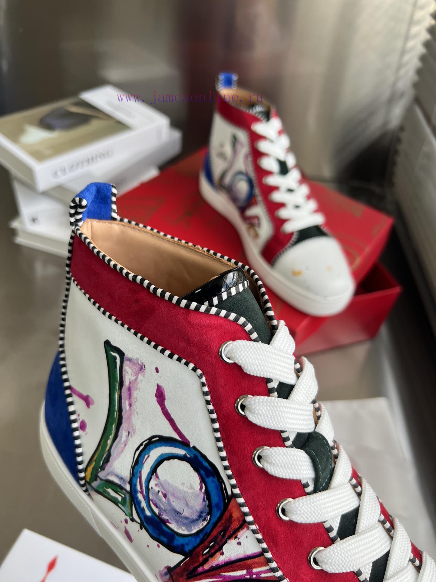 ╔ High Top Printed Love Light Version ╗️Top Level Customized Version𝑪𝒉𝒓𝒊𝒔𝒕𝒊𝒂𝒏 𝑳𝒐𝒖𝒃𝒐𝒖𝒕𝒊𝒏Whether xroqanj1 - Image 7