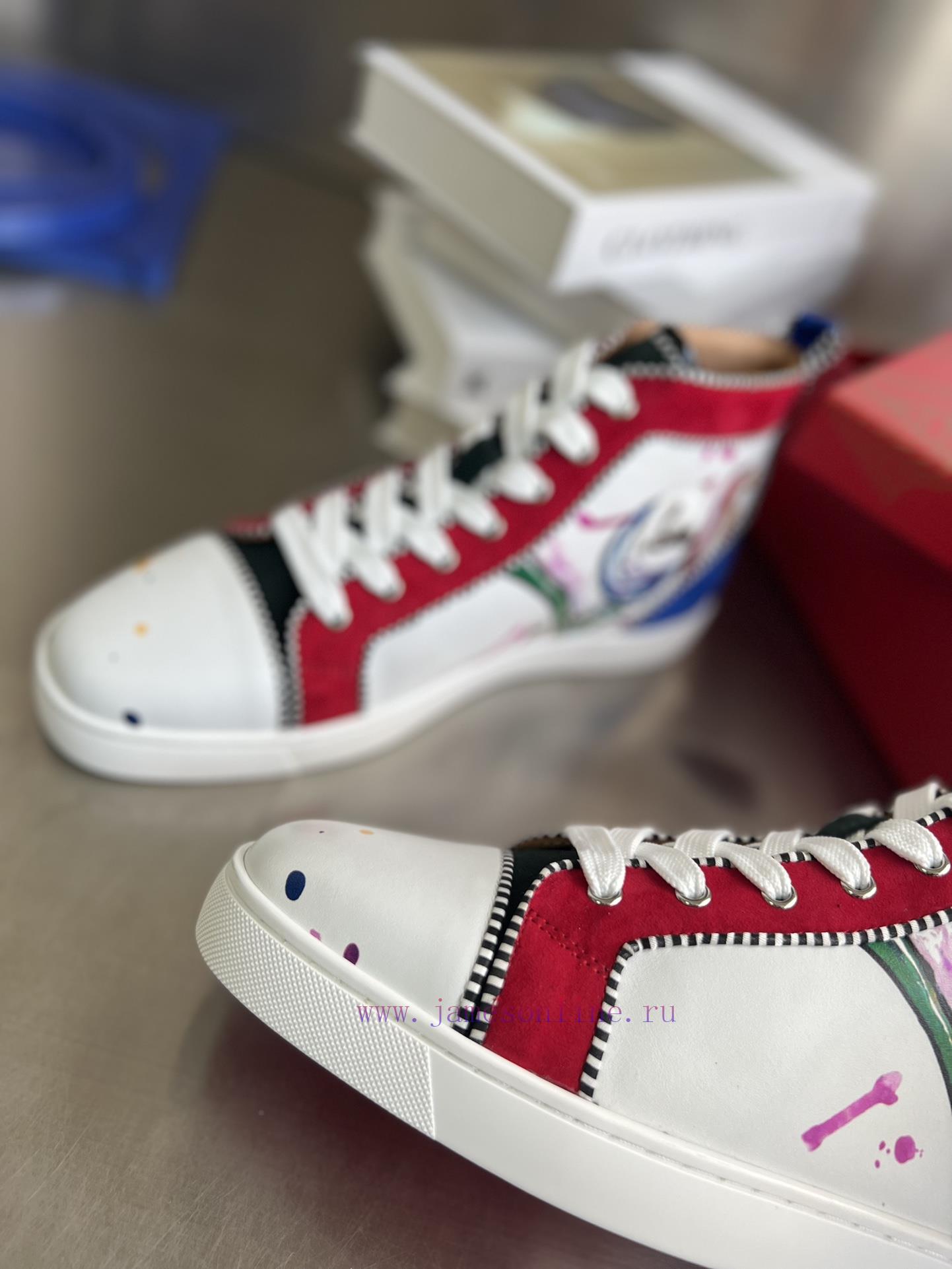 ╔ High Top Printed Love Light Version ╗️Top Level Customized Version𝑪𝒉𝒓𝒊𝒔𝒕𝒊𝒂𝒏 𝑳𝒐𝒖𝒃𝒐𝒖𝒕𝒊𝒏Whether xroqanj1 - Image 8