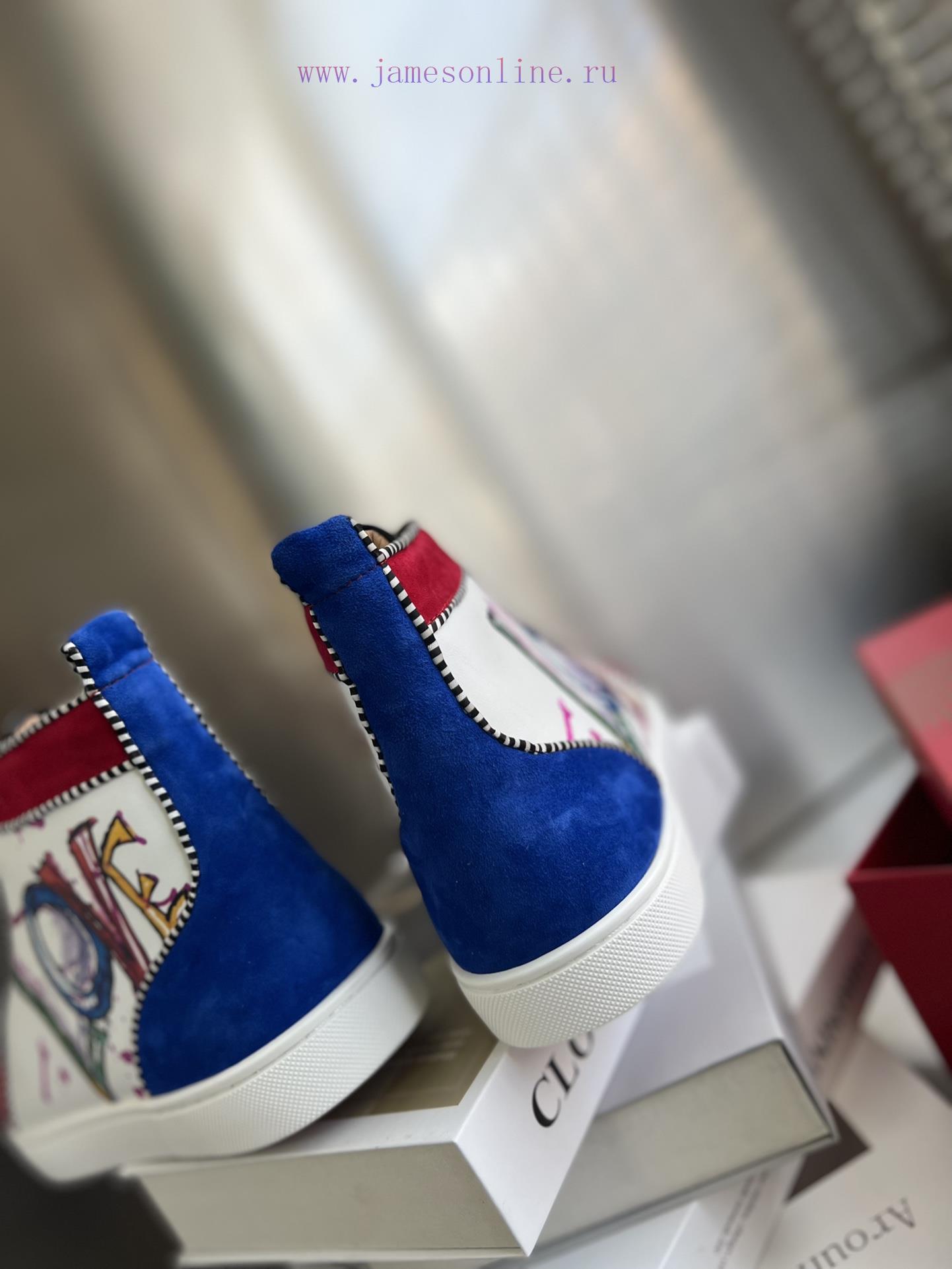 ╔ High Top Printed Love Light Version ╗️Top Level Customized Version𝑪𝒉𝒓𝒊𝒔𝒕𝒊𝒂𝒏 𝑳𝒐𝒖𝒃𝒐𝒖𝒕𝒊𝒏Whether xroqanj1 - Image 9