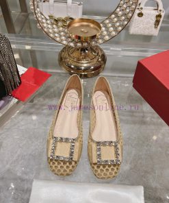 RV New Diamond Buckle Small Square Follow-up ShoesAt First Sight The Dazzling Square Diamond Sp yc58l2gd