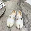 Leather Majira 24 Spring/Summer New Product Art Retro Split Toe Canvas Shoes One Step Lazy Shoe na5r3ssz