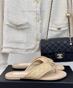 Chanel | 24P Spring/Summer New ProductsDouble C Diamond Grid Clip On Flip FlopsSummer Flip Flop etablm6v