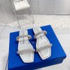 Stuart Weitzman's New SW Rhinestone Chain Flat SlippersUpper Rhinestone/inner Footrest Sheepski su4q2qpn