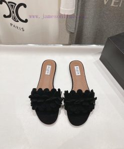 New Alaia 24ss/Fashion Style Handmade Flower Flat Slippers Recently Popular Flat SlippersZhang w4zobq2d
