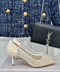 Jimmy Choo | Jimmy Zhou Classic LOVE Mesh Series High HeelsJC's Shoes Are Well-known For Their kobiajz5
