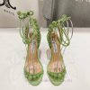 AQUAZZURA Golden Pineapple 2024/New Product Diamond High Heel Sandals Market Top QualityWearing l60nxn2i