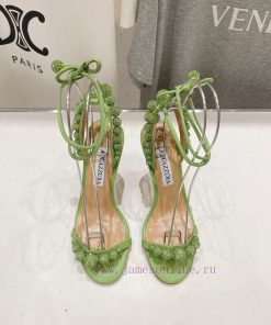 AQUAZZURA Golden Pineapple 2024/New Product Diamond High Heel Sandals Market Top QualityWearing l60nxn2i