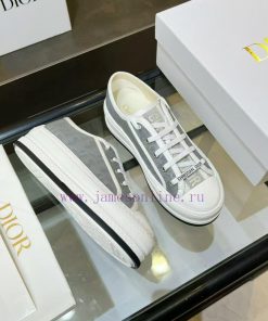 Dior 2024 Walk'n Series Leather Printed Thick Soled Canvas Shoes Casual Sports ShoesThe Walk'n' nbat65is