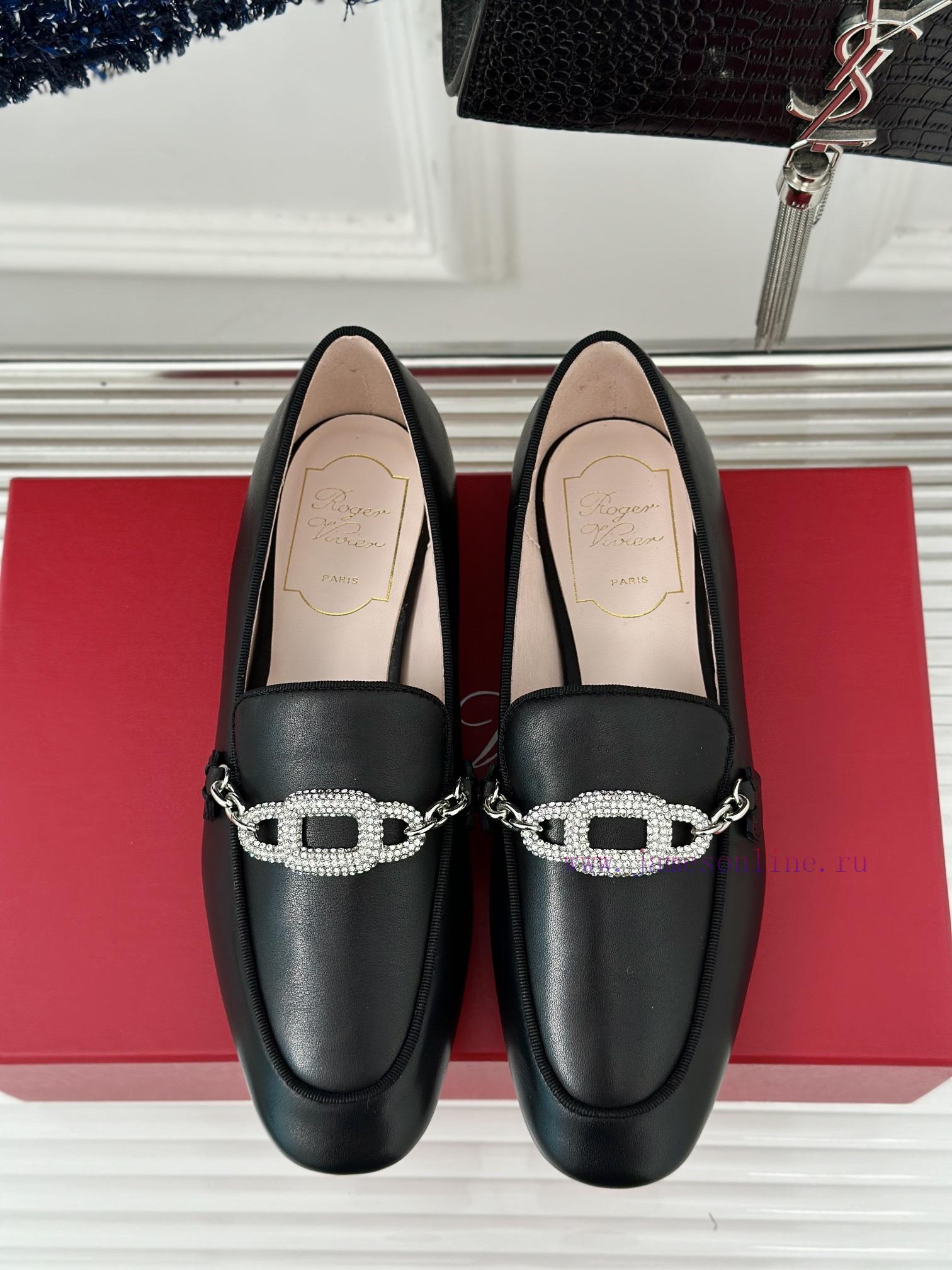 Roger Vivie RV Classic Diamond Buckle LoafersAlthough It Belongs To The More Common Le Fu Versi 3rq4isez - Image 5