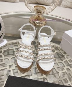 Chanel 2024 Latest Fashion Show With Diamond Chain Decoration 🦋 Top Quality High HeelsAccurate sxbpv7ur