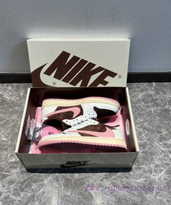 Travis Scott X Jordan Air Jordan 1 Low Low Cut Brown Pink ️ The Simple And Elegant Design Gives bgoa1ho3