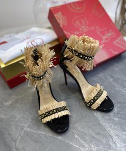 CL Red Soled Shoes Are The MostChristian Louboutin Classic Red Bottom High Heels Round Head Str omo48e92