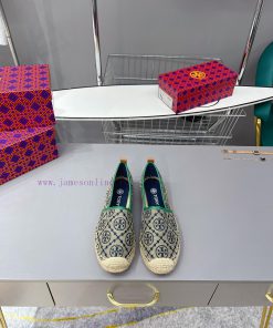 Recommended Toryburch Pure Original Tang Li Bai Qi Color Blocked Simple And Comfortable Hemp Bo 7iga6u2f
