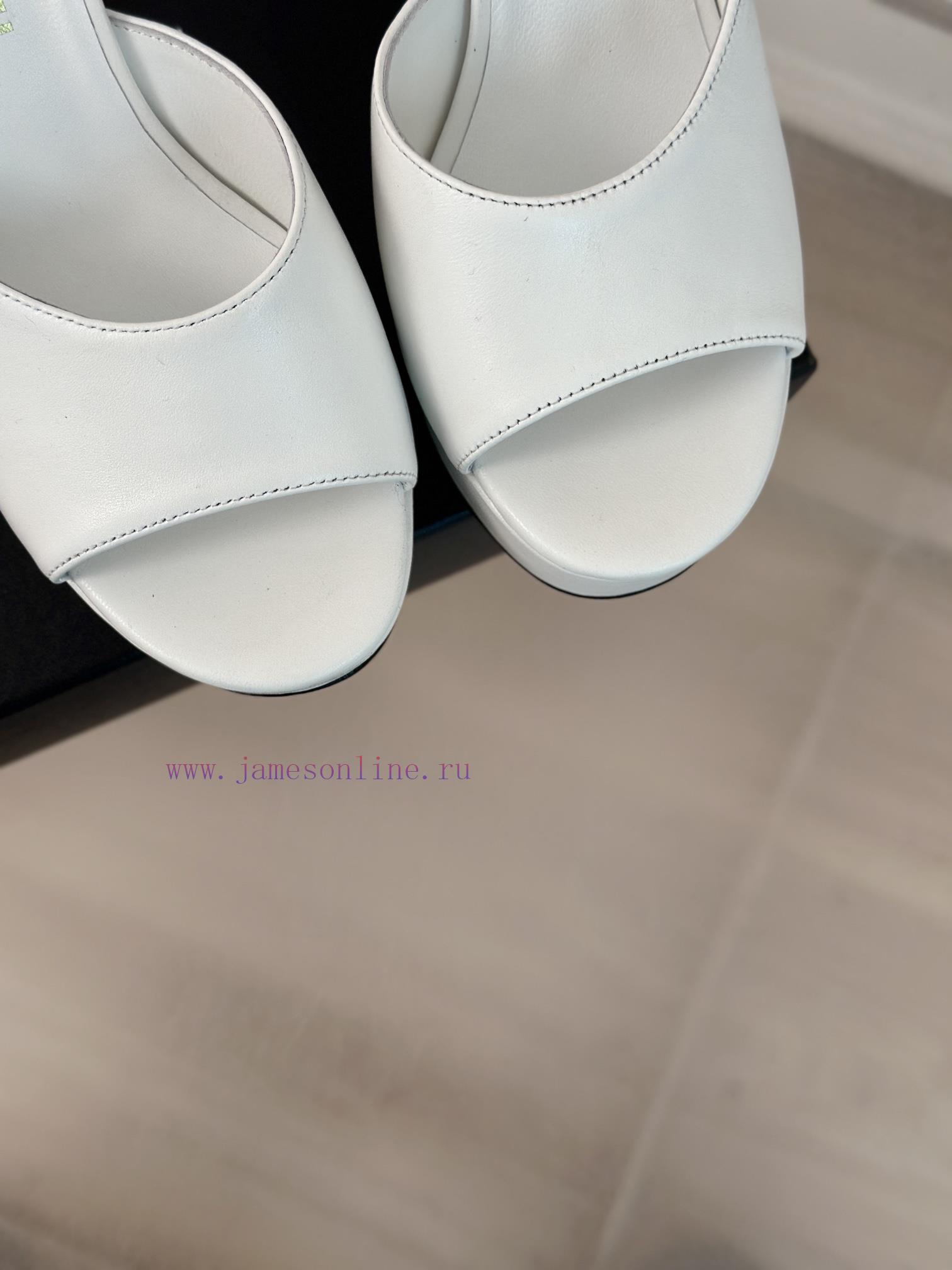Chanel | Chanel 24P New Product ShowWaterproof Platform Double C High-heeled SlippersParis Fash xqu923jd - Image 8