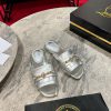 CL Chain Slippers 🦋 ꫛꫀw.︎ ️This Sandal Is Made Of CL Logo Gold Chain And Black Leather With A C 8cs5irzp
