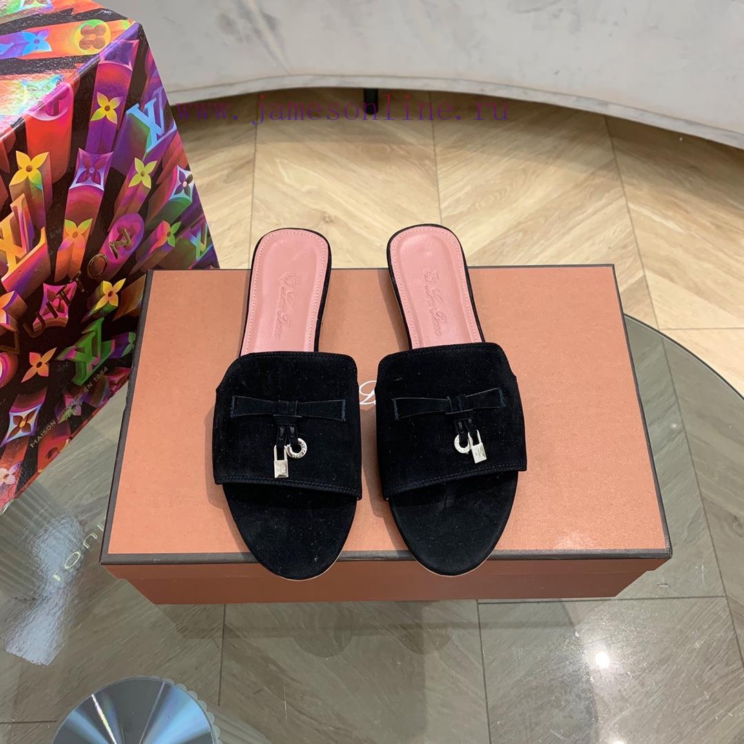 Loro Pia * A Slippers Are Made Of Top-notch Italian Cashmere Retro Elegant Low-key Luxurious Fa qjpfyj1d - Image 2