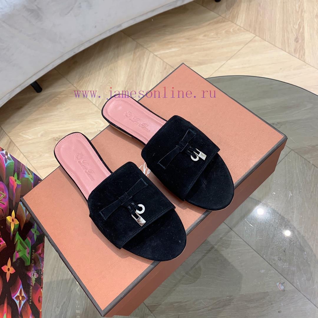 Loro Pia * A Slippers Are Made Of Top-notch Italian Cashmere Retro Elegant Low-key Luxurious Fa qjpfyj1d - Image 10