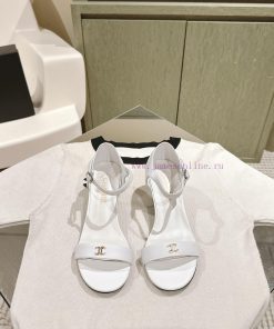 | ²⁰²4 𝐬𝐬  🤍🤎𝐂𝐡 * 𝐧𝐞𝐥 Chanel Hot Selling Genuine Silk One Belt SandalsThe Upper Of The Shoe Is plcno6rb