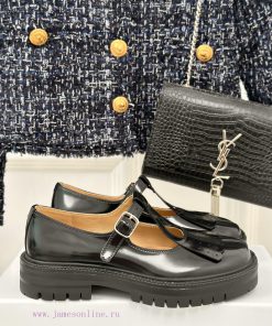 MaisonMargiela | MM6 MargielaVintage Fringed Mary Jane Shoes With Split Toe Design~Pig Trotter ftknfe1k