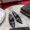 CL Deduction Is Empty. W️This High-heeled Shoe Is Made Of Black Calf Leather And Features A Del 66aulsmu