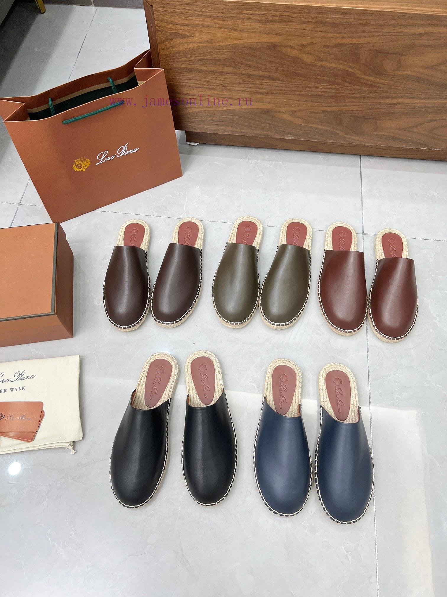 🧚 ️. Loro Piana * Top Quality Authentic Fisherman's Shoes Semi Trailer Purchase Original 11 Re b81eqnbd