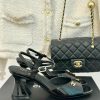 Chanel | Chanel 24P New ProductDouble C Thick Heel Sandals SeriesThe Shoe Upper Is Made Of Impo 249xem29