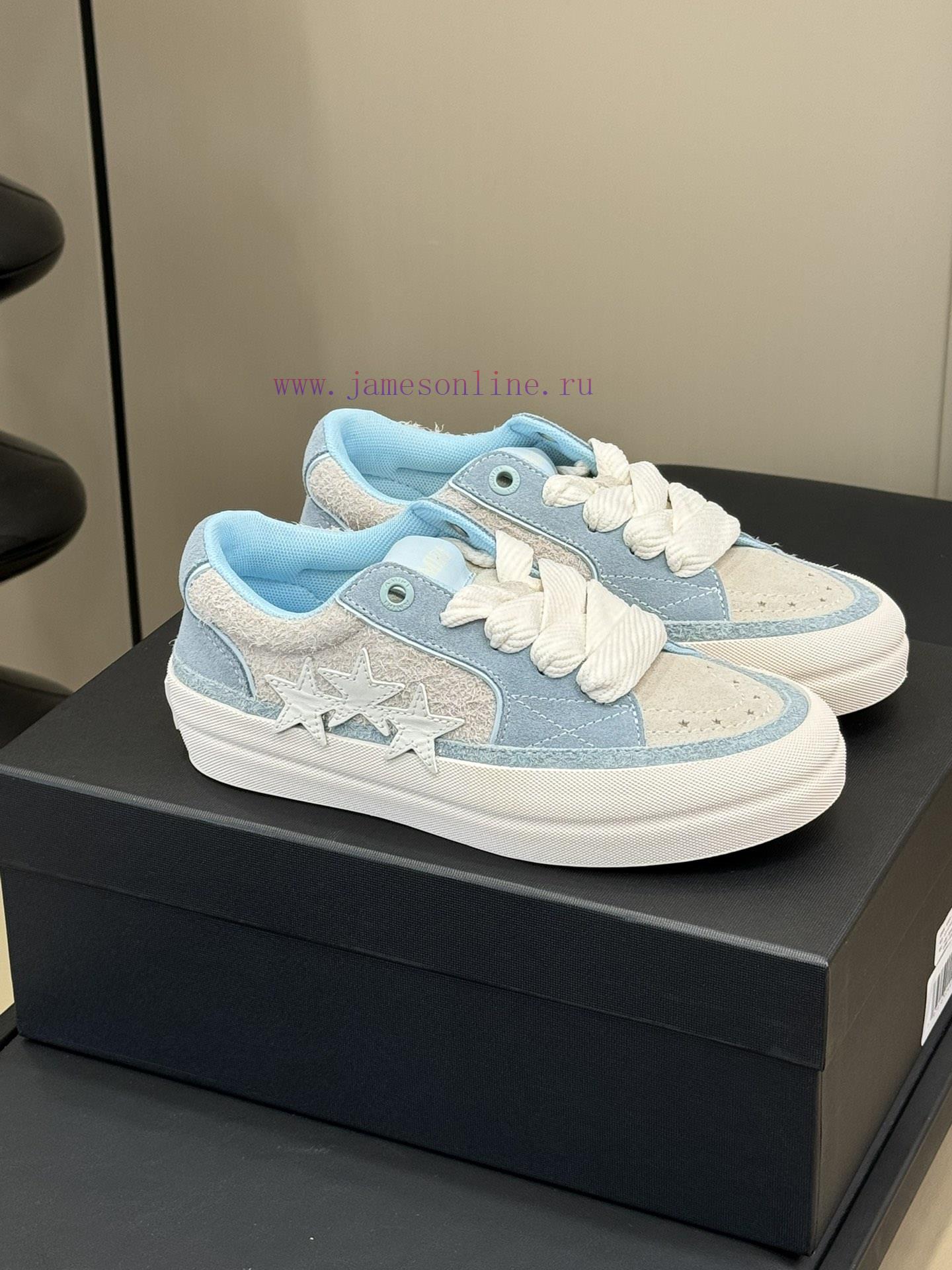 Amiri Fw24 New Arrival~Amiri 24 Autumn/Winter Sunset Skate Couple's Star Shoes Are So Beautiful d2a37gal - Image 2