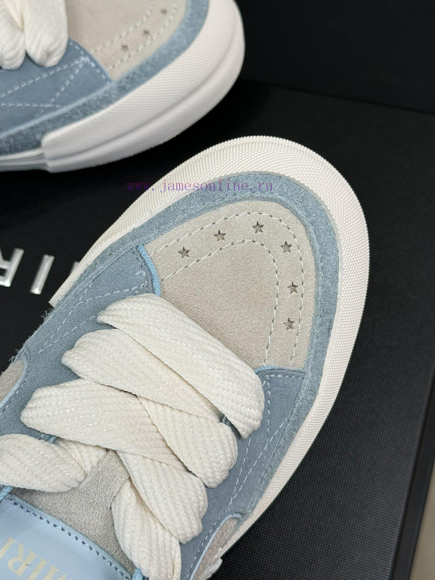 Amiri Fw24 New Arrival~Amiri 24 Autumn/Winter Sunset Skate Couple's Star Shoes Are So Beautiful d2a37gal - Image 8