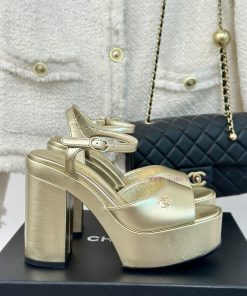 Chanel | Chanel 24P Spring/Summer New ProductsDouble C Waterproof Platform Coarse Heel SandalsP p3lp0r64
