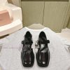 | ²⁰²4 𝐬𝐬  🤍🤎HEREU British Minimalist Motorcycle Sandals With Thick Heels Round Heads And A Neu 84uvryu1