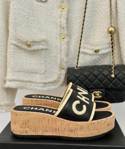 Chanel | Chanel 24P Spring/Summer New ProductsThick Soled Letter SlippersThis Season's Coolies jnzsflin