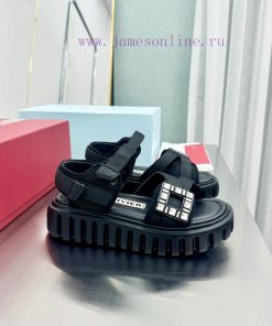 Roger Vivier RV 24ss Series With Thick Soled Back Air Sandals Popular Among Many Internet Celeb waqyw7ku