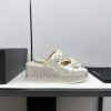 Chanel Chanel 24p Spring/Summer New ProductsSlope Heel Thick Bottom Water Platform Full Of Dril btt2djpa