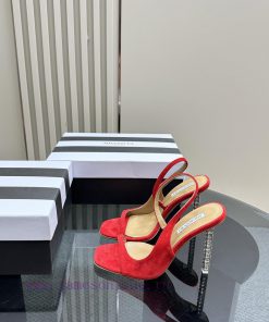 AQUAZZURA 24 Spring New Zp Original Mold New Glass Door Diamond Heel SandalsMade Of Original Cu b3jv3dmi