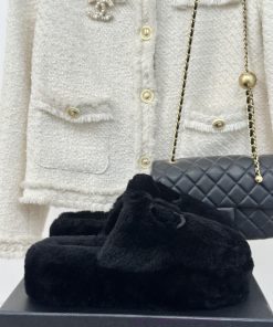 Chanel | Chanel Classic Large Pair C Hairy Half SlippersThe "First To Wear" Series Of Walking S 1fuy6b81