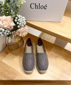 Chloe/Kouyi Top Purchasing Goods Most Fisherman's ShoesNew Chloe Canvas Letter Fisherman Shoe S ci6wcqx4