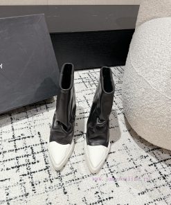 DYMONLATRY 24/niche Designer New Pointed Leg Boots And Short BootsOne Foot Kick Style With A He o88l8ymr