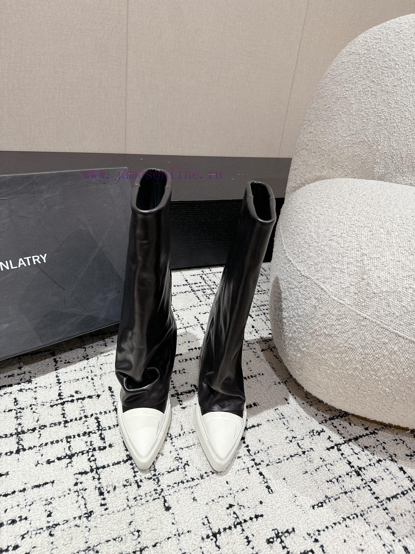 DYMONLATRY 24/niche Designer New Pointed Leg Boots And Long BootsOne Foot Kick Style With A Hei p09tjjvh