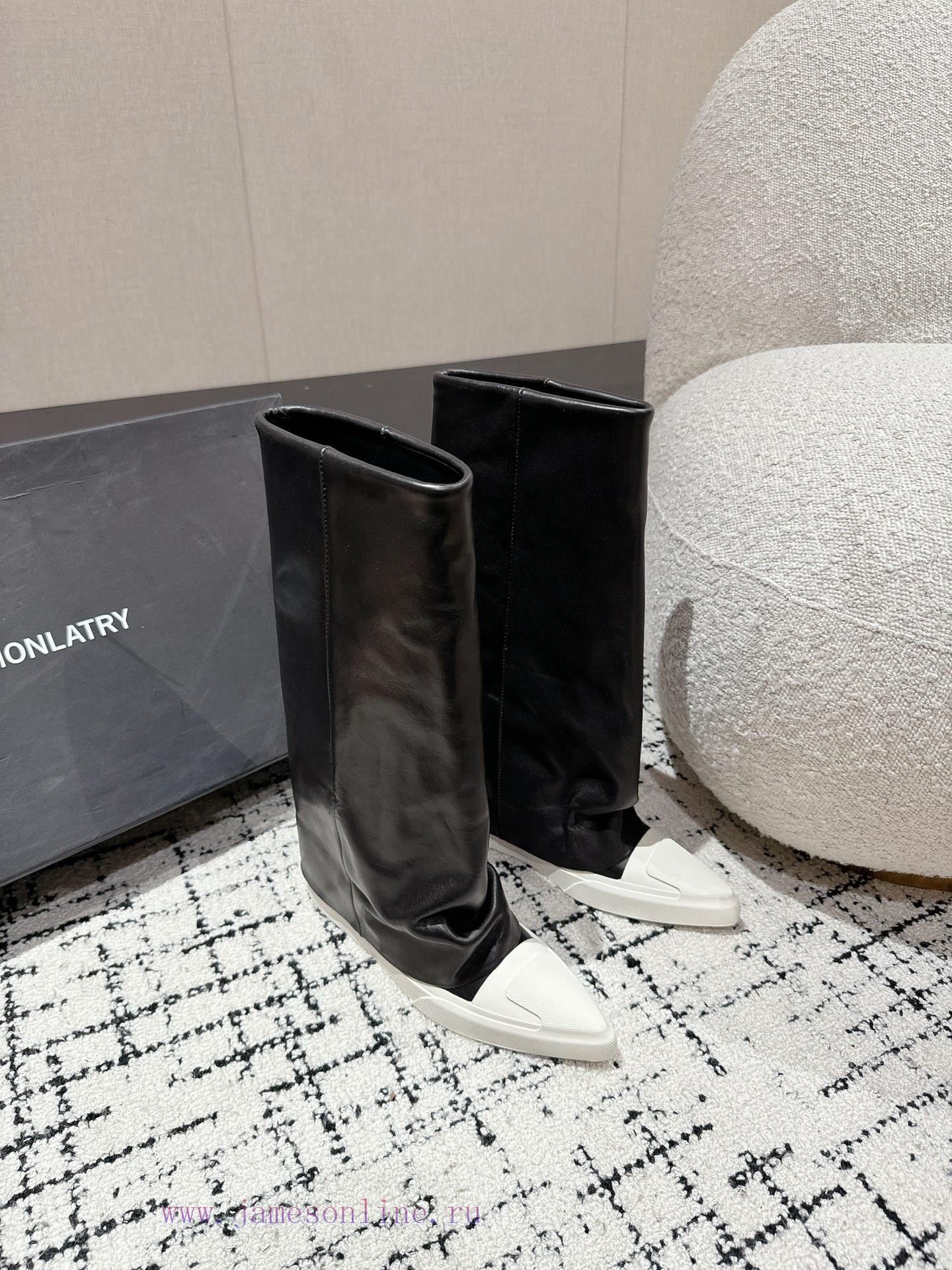 DYMONLATRY 24/niche Designer New Pointed Leg Boots And Long BootsOne Foot Kick Style With A Hei p09tjjvh - Image 12