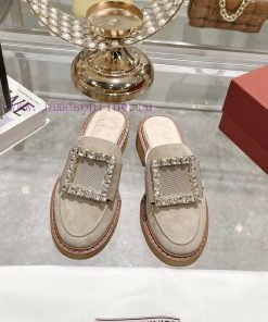 Roger Vivier's 24 Year Old Classic Copper And Diamond Buckle Slippers▫️ Purchase The Original V q16odiz2