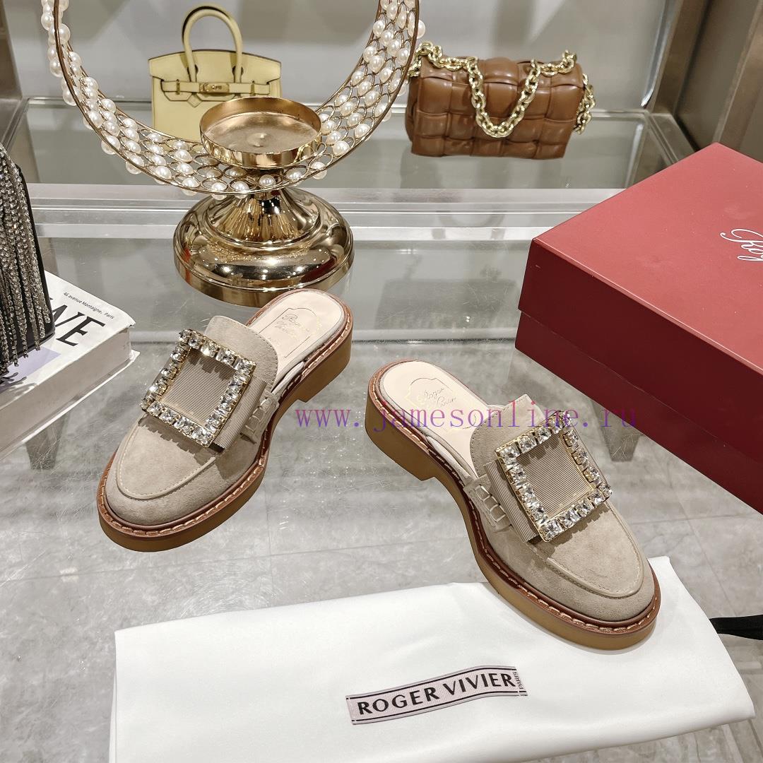 Roger Vivier's 24 Year Old Classic Copper And Diamond Buckle Slippers▫️ Purchase The Original V q16odiz2 - Image 3