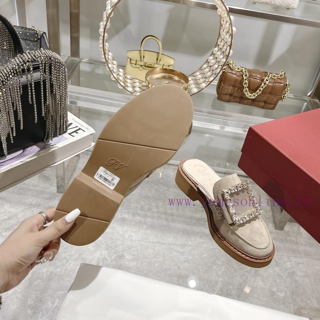 Roger Vivier's 24 Year Old Classic Copper And Diamond Buckle Slippers▫️ Purchase The Original V q16odiz2 - Image 10