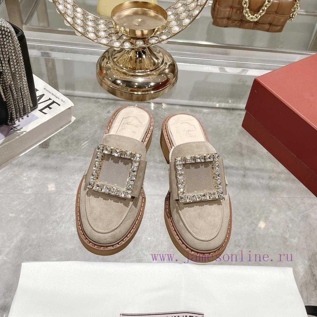 Roger Vivier's 24 Year Old Classic Copper And Diamond Buckle Slippers▫️ Purchase The Original V q16odiz2 - Image 11