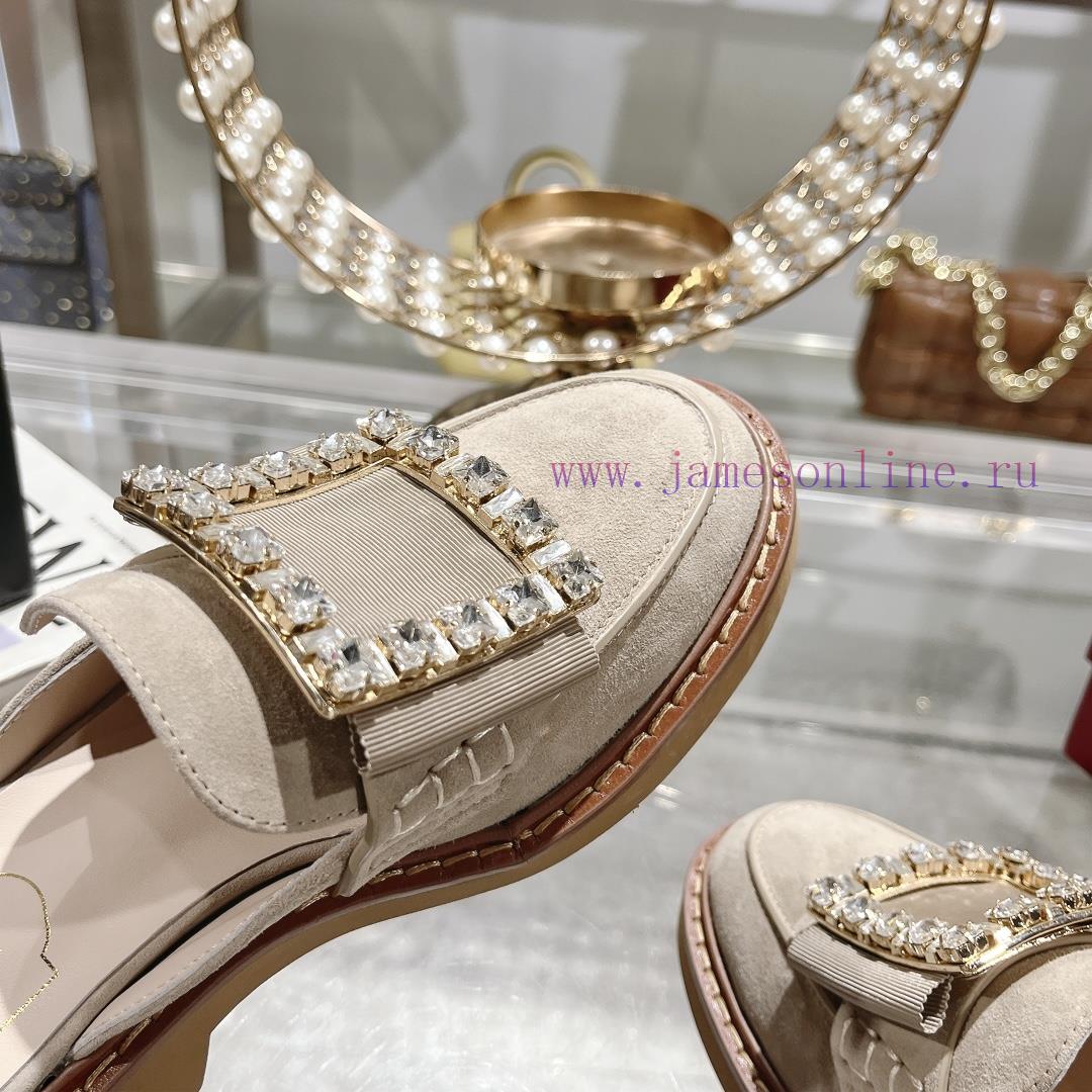 Roger Vivier's 24 Year Old Classic Copper And Diamond Buckle Slippers▫️ Purchase The Original V q16odiz2 - Image 18