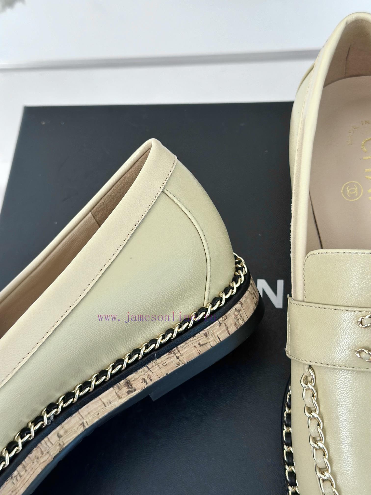 Chanel | Chanel Classic Wood Grain BottomDouble C-chain LoafersLe Fu Shoe Enthusiasts Must Not zajkxf10 - Image 7