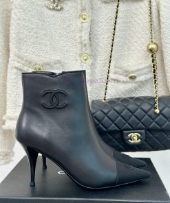 Chanel | Chanel 24c New Pointed High-heeled Short BootsThe Shoe Upper Is Made Of Imported Lambs 9wo04vvy