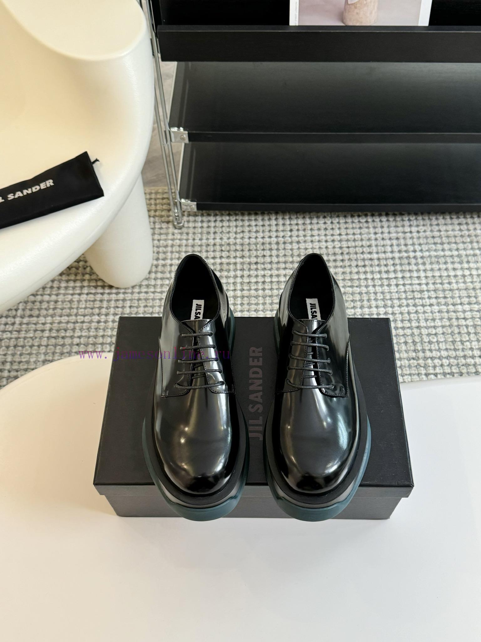 JILSANDER Autumn And Winter New Retro Modern Neutral Loafers With Open Edge Pearl Sponge Cake T 1tov6kwy