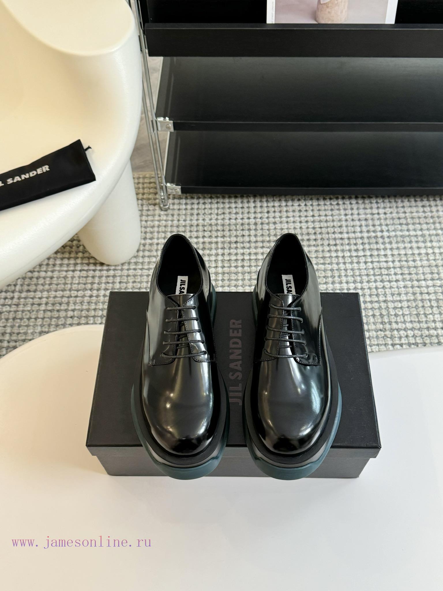 JILSANDER Autumn And Winter New Retro Modern Neutral Loafers With Open Edge Pearl Sponge Cake T 1tov6kwy - Image 11
